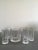 Post-Modern Clear Bar Glasses with Ice Bucket, Set of 6 For Sale - Image 6 of 17