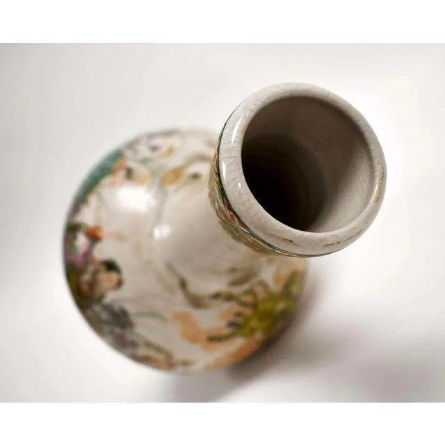 Mid 19th Century Early Japanese Satsuma Antique Vase For Sale - Image 5 of 13