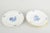 Meissen 4 dinner plates, early 20th century. Hand-decorated porcelain with hand-painted blue floral motifs and gilt...