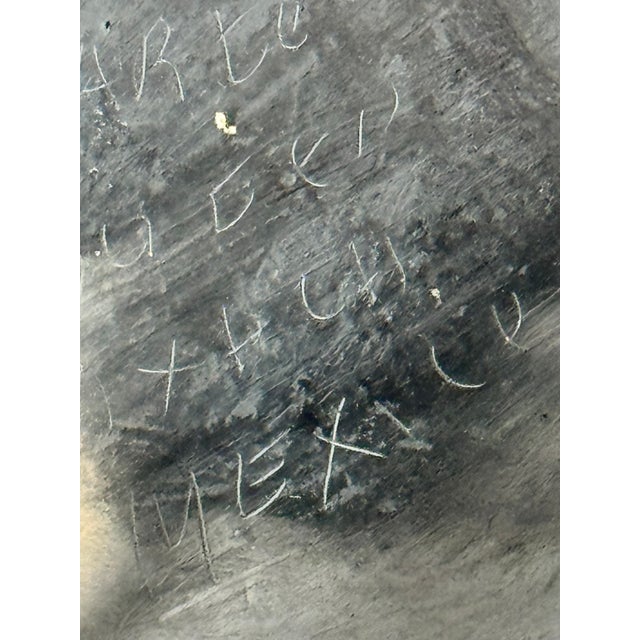 Doña Rosa Oaxaca Barro Negro Gourd-Shaped Vase - 5.38" H X 5" Diam. For Sale - Image 9 of 13