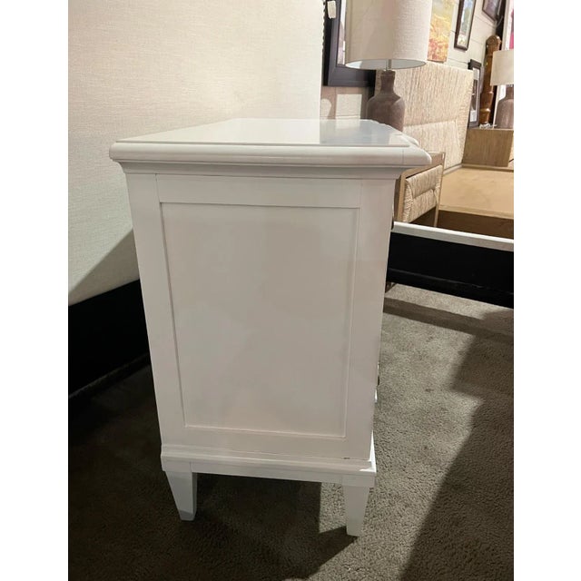 Mid-Century Modern Tommy Bahama Tuckers Point Three Drawer Nightstand For Sale - Image 3 of 6