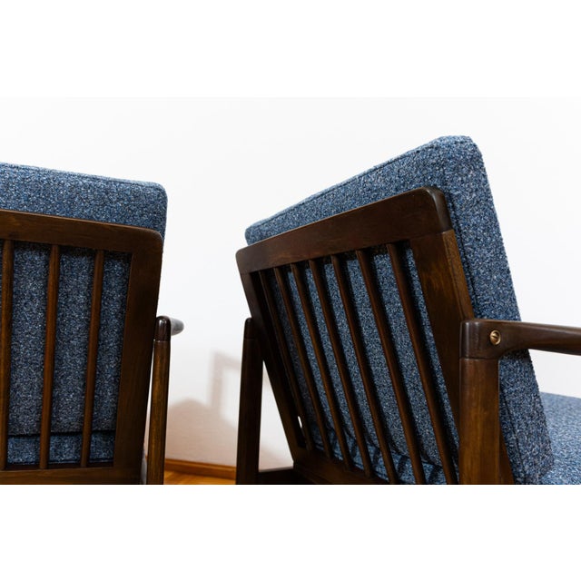 Set of Mid-Century Club Chairs by Zenon Bączyk, 1960s For Sale - Image 13 of 17