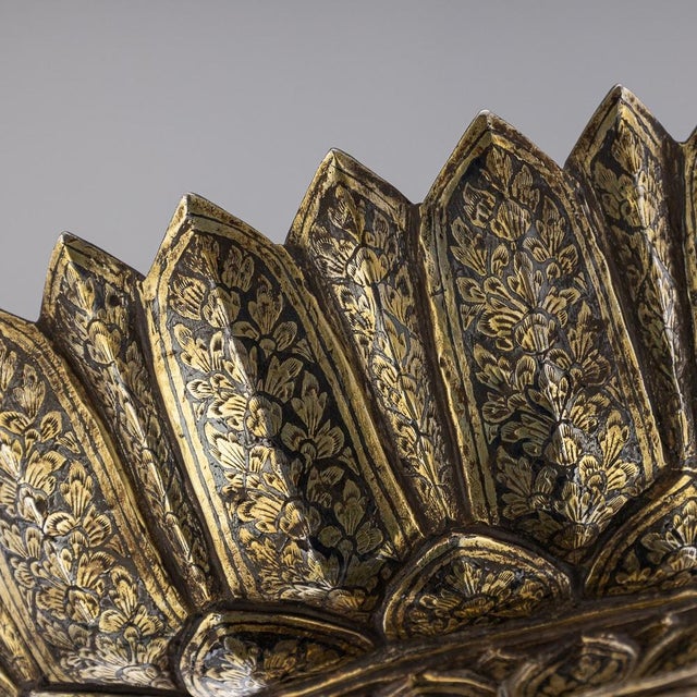 Large 19th Century Thai Silver-Gilt Niello Enamel Bowl, 1800s For Sale - Image 9 of 18