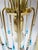 Vintage Murano-Style Blue Glass Teardrop Waterfall Chandelier, C. 1970 For Sale - Image 10 of 18