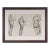 Vintage Art Deco Era Nude Charcoal Figure Study Drawing by William B Pattengill 1934 For Sale
