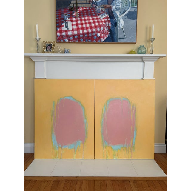 A continuation of a series of color-field paintings from the early 2000’s. A saturation of yellow optimism enveloping...