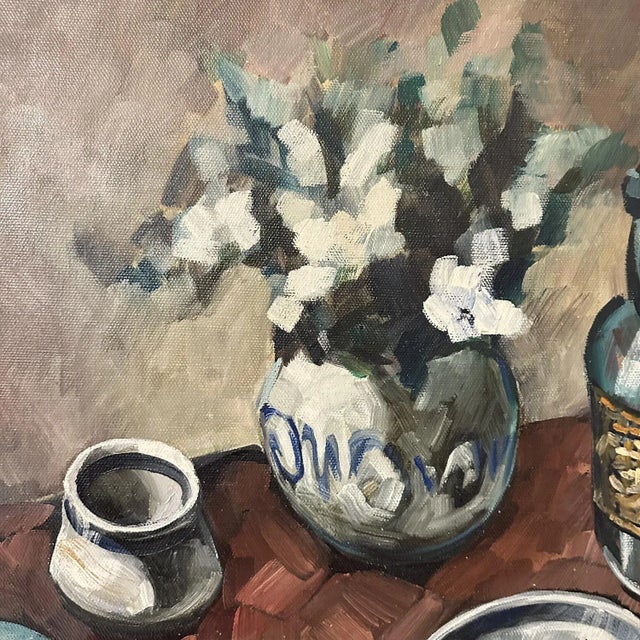 Pavel Roucka, Still Life, 1986, Oil on Canvas For Sale - Image 4 of 10