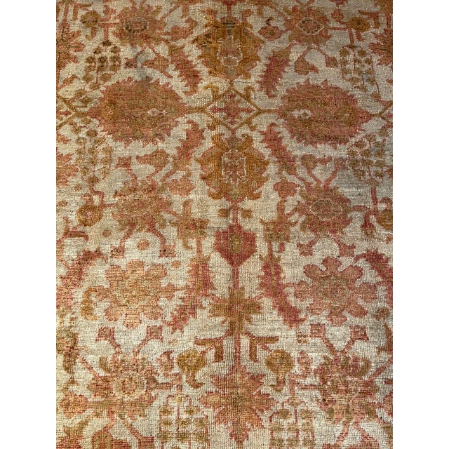 Antique Turkish Oushak rugs have been woven in Western Turkey since the beginning of the Ottoman period. Historians...