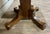 Wood Antique Claw Foot Pedestal Dining Table With 7 Leaves For Sale - Image 7 of 10