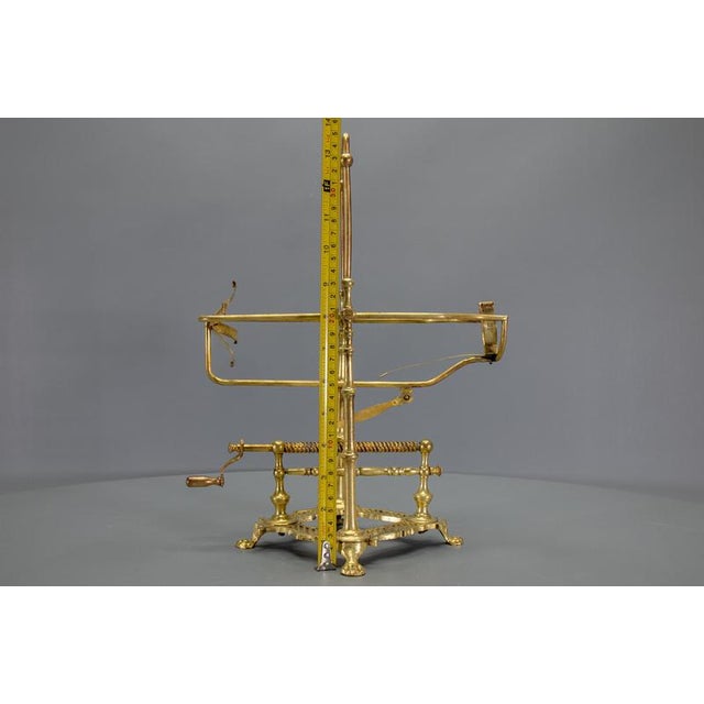 French Art Deco Brass and Bronze Mechanical Wine Pourer Stand, 1930s For Sale - Image 15 of 18
