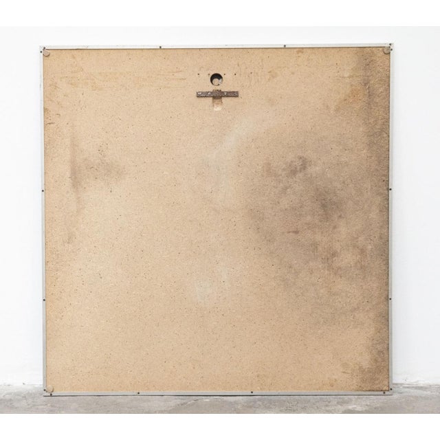 Peck Blenda, Geometric Composition, Work on Aluminum Panel, 1970s For Sale - Image 4 of 5