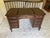 1950s Vintage Mid-Century Sligh French Provincial Gold-Tooled Leather Top Writng Desk For Sale - Image 5 of 12