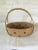 Textile 1990s American Handmade Basket With Handles For Sale - Image 7 of 13