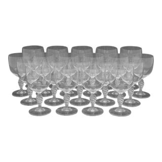 Late 20th Century Villeroy & Boch Wine Glasses - Set of 20 For Sale