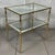 Rectangular Coffee Table in Chromed Brass and Crystal from Jansen, 1960s For Sale - Image 12 of 12