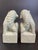 Vintage Glazed Porcelain Chinese Foo Dogs, Pair For Sale - Image 4 of 11