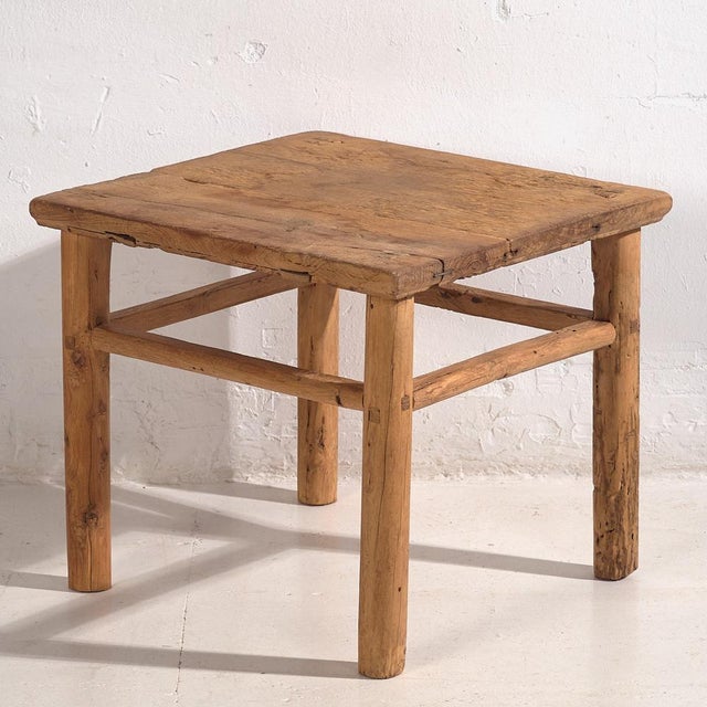 Antique Wood Coffee Table, 1870s For Sale - Image 9 of 10