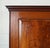 English Georgian Flamed Hardwood Linen Press Wardrobe, 1800s For Sale - Image 6 of 18