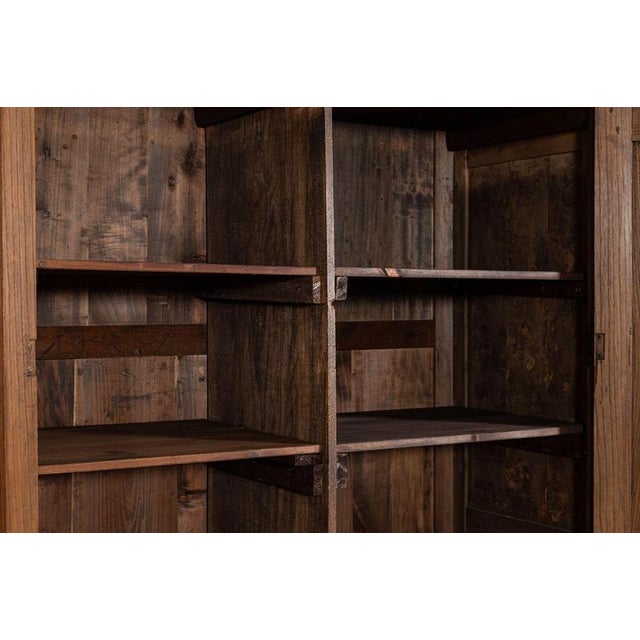 Large 19th Century French Monastery Pine Cabinet, 1890 For Sale - Image 10 of 15