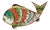 Large Fish Wall Decoration in Bamboo, 1970s For Sale