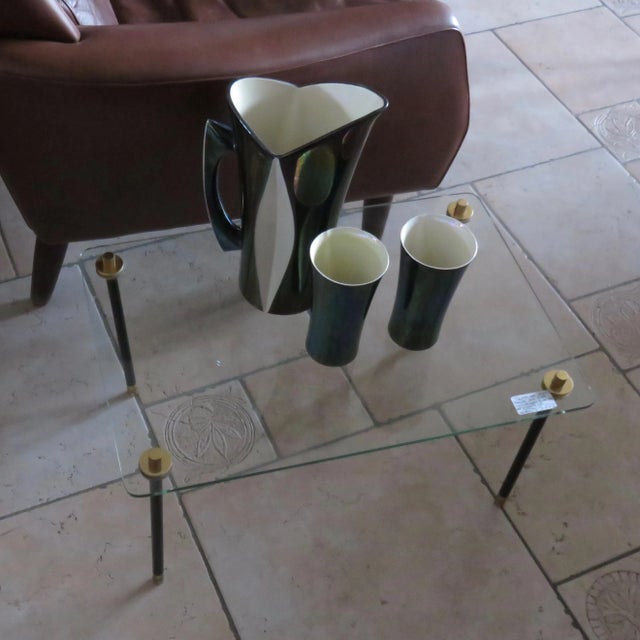 Glass Side Tables, 1950s, Set of 2 For Sale - Image 7 of 8