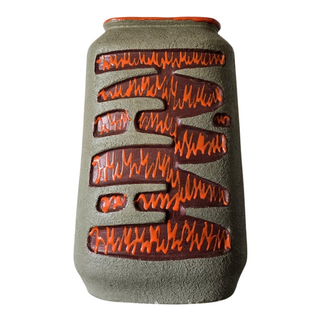 1960s Mid Century Modern Ceramic Vase, Es Keramic For Sale