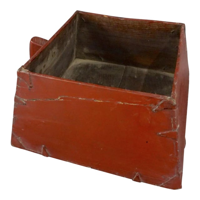 Mid 19th Century Antique Chinese Dovetailed Water Bucket For Sale