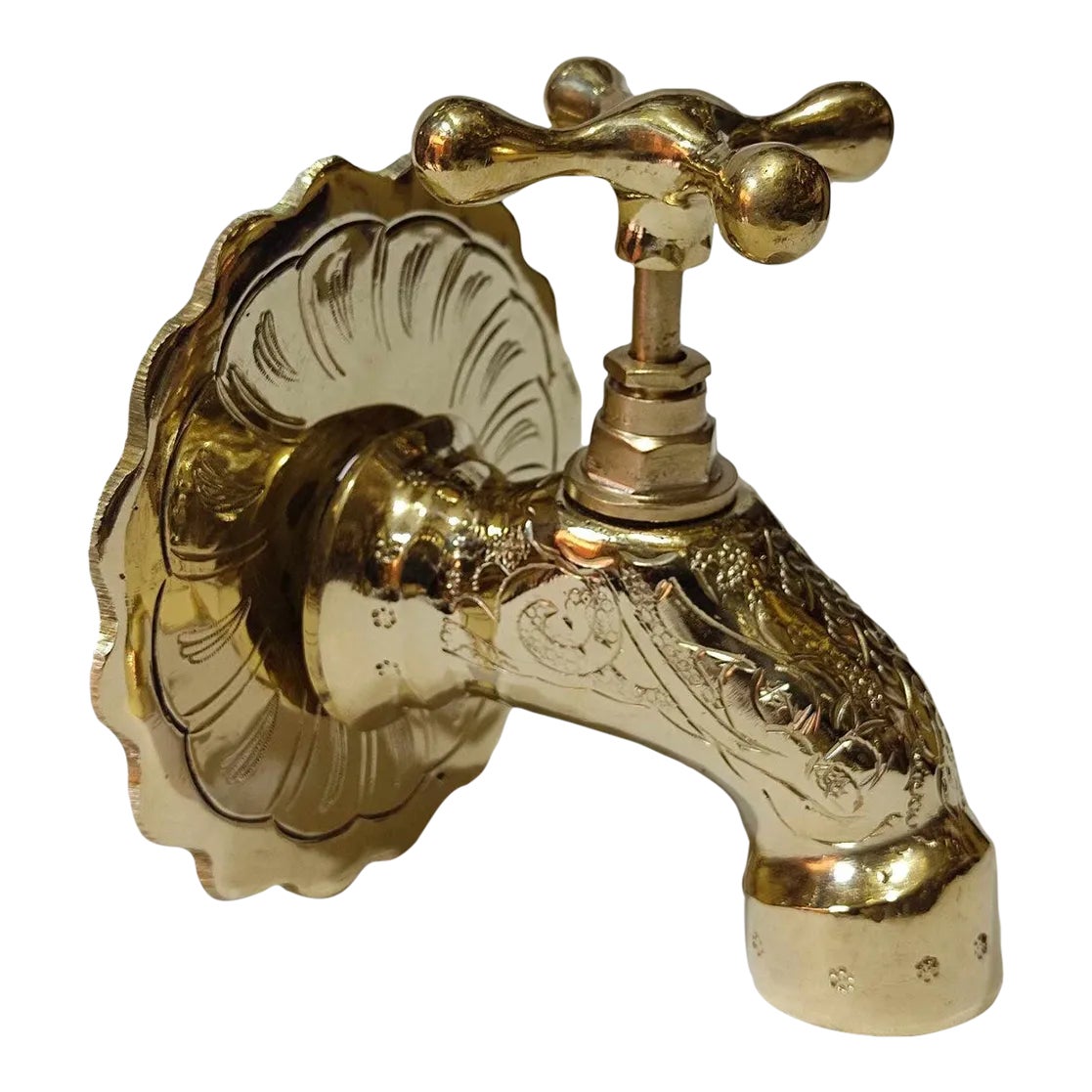 21st Century Moroccan Handmade Brass Faucet | Chairish