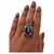 Late 20th Century Bochic “Capri” Vintage Amethyst, Sapphire & Green Onyx — 18K Gold & Silver For Sale - Image 5 of 12