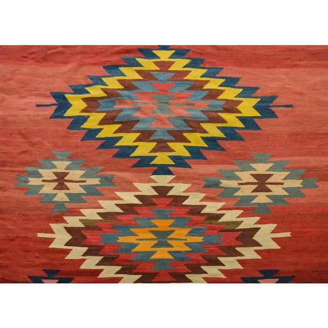 Textile Early 20th Century Kilim Runner For Sale - Image 7 of 11