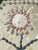 Sailors Valentines folk art style sekstagonal mirrored sea Shell art panel.