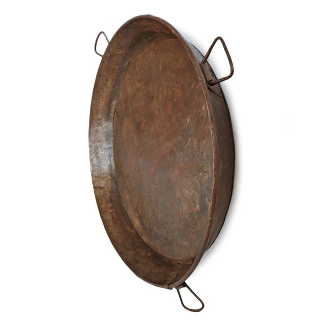 Mid 20th Century Mid 20th Century Iron Round Tray For Sale - Image 5 of 8