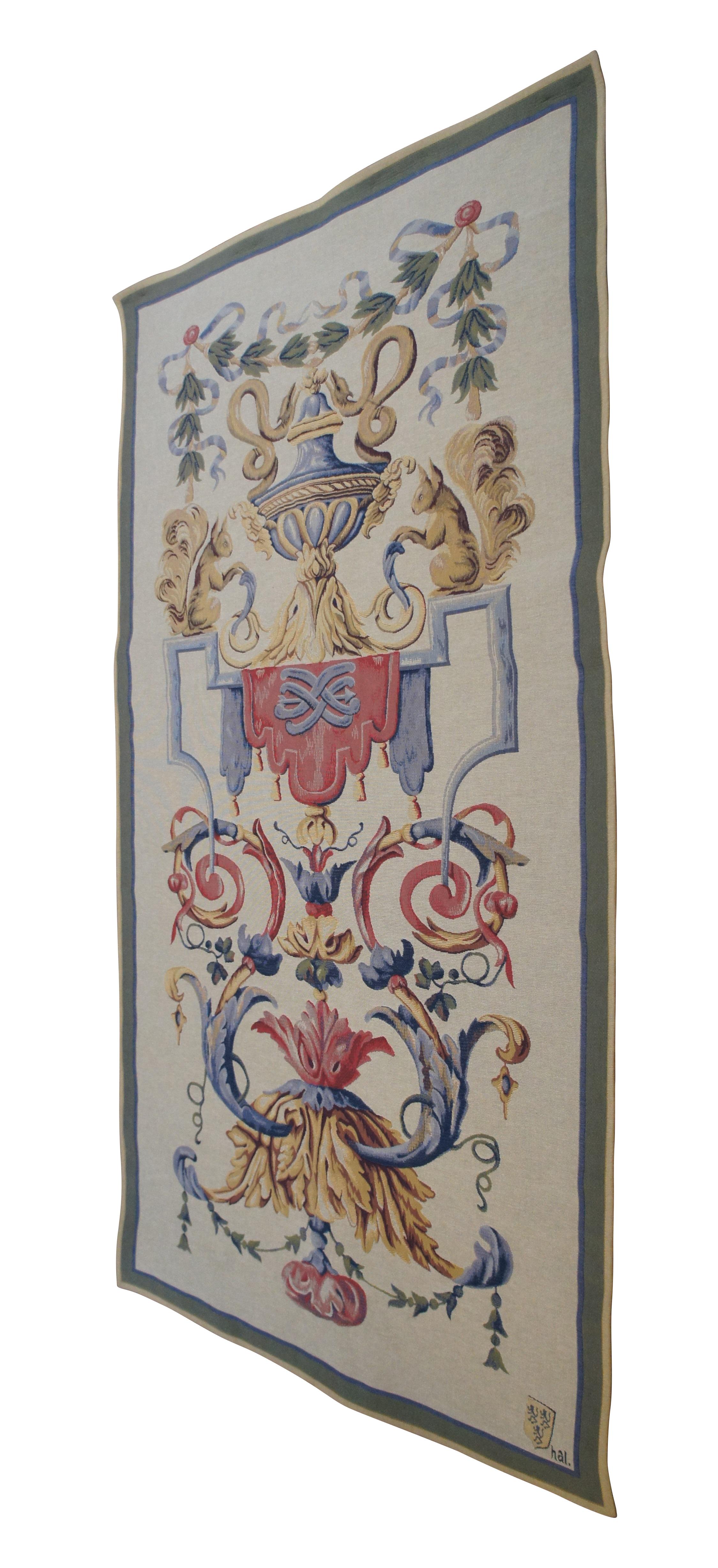 Tapisserie Médiévale Point Des Meurins - Scène Musicale Avec Licornes - 72 X 95 Cm - Made In France/Flanders