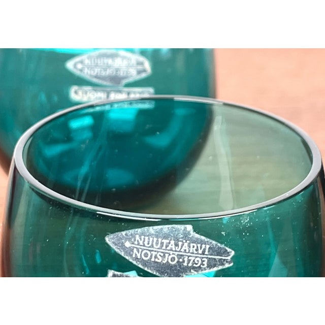 Mid-Century Modern Drinking Glasses from Nuutajärvi Notsjö, Finland, 1960s, Set of 6 For Sale - Image 17 of 18