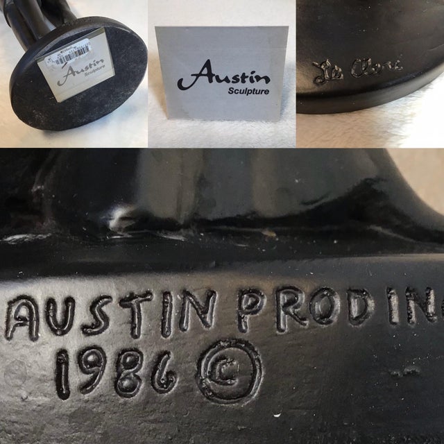 1986 Claude LeClerc for Austin Pro Inc “L’etoile” Sculpture, Signed For Sale - Image 10 of 13