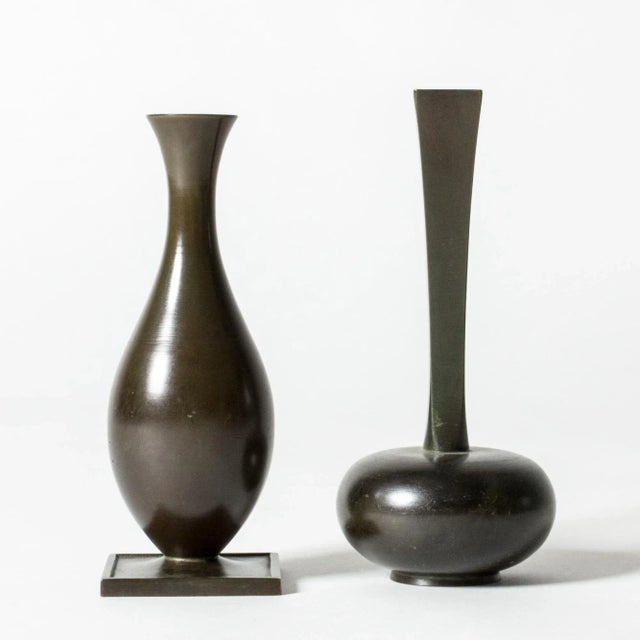Modern Bronze Vase from GAB, 1930s For Sale - Image 6 of 7