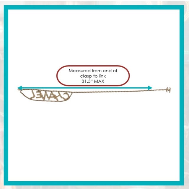 Gemstone Vintage Lagerfeld Era Chanel Strass Crystal Logo Chain Belt Necklace Bag Jewelry For Sale - Image 7 of 16