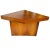 Vintage MCM Triangular Veneer Coffee Table With Geometric Pedestal Base For Sale - Image 4 of 8