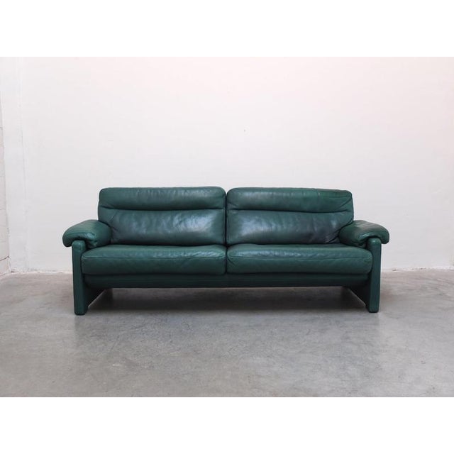 DS-70 3-Seater Sofa in Green Leather from de Sede, 1980s For Sale - Image 14 of 14