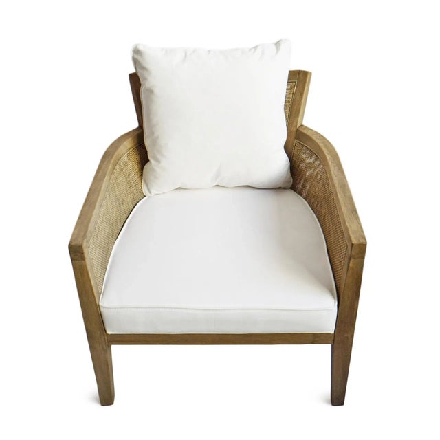 English Cane & Oak Arm Chair For Sale - Image 3 of 12