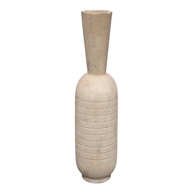 Jamie Young Channel Ceramic Decorative Vase For Sale