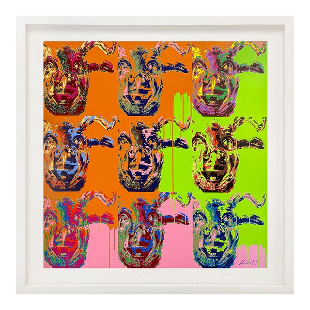 Ai Weiwei, Year of the Ox (Large Framed, Hand Signed Screen Print), 2021 For Sale