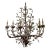 Currey & Company Crystal Bud Chandelier, Medium For Sale