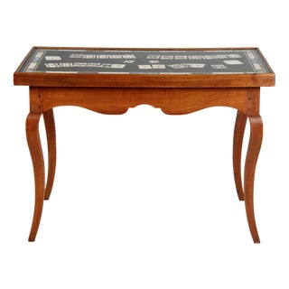 Scagliola Game Table, 18th-19th Century For Sale