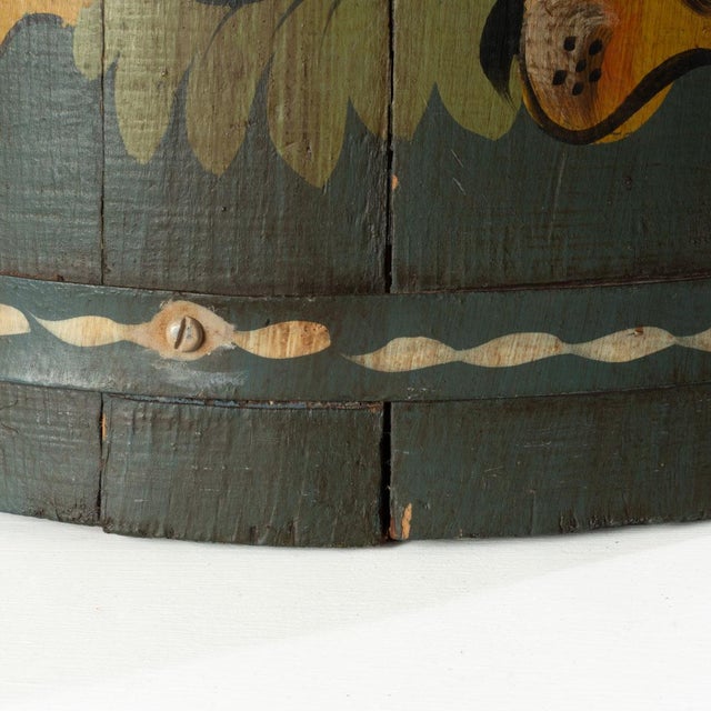 Tole Painted Bucket For Sale - Image 10 of 13