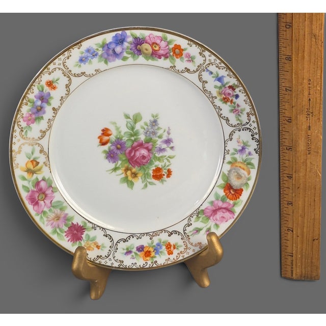 Vintage Elegant Seld Bavaria Rosenthal Floral "Donatello" Three Serving Dishes - Set of 3 For Sale - Image 6 of 7