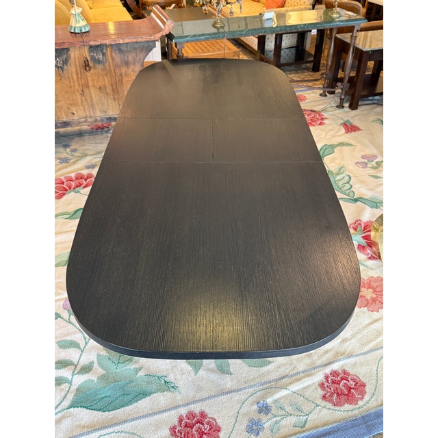 Black Potocco Grace Extension Dining Table For Sale - Image 8 of 11