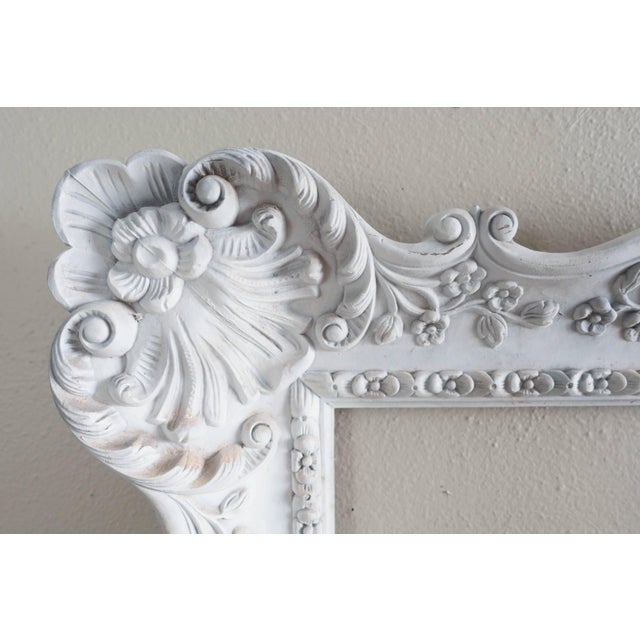 Vintage Extra Large Ornate White Picture Frame Chairish