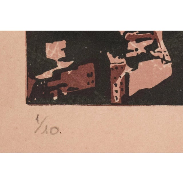 Black Framed Silkscreen of New York For Sale - Image 8 of 12