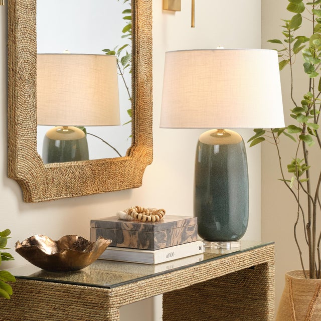 Woodgrain Decorative Box, Navy Lacquer The inspired-by-nature patterns that embellish the exteriors of this box are...